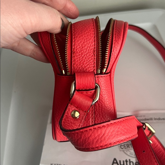 Kate Spade Mulberry Street Coral Pebble Leather Pyper Crossbody - Picture 5 of 7